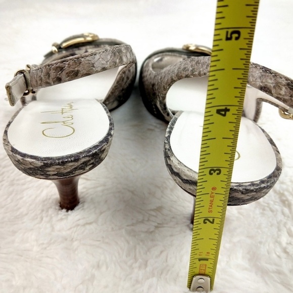 Cole Haan Nikeair Animal Print Leather Sandals - Picture 4 of 8